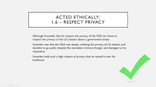 CGS: Edward Snowden and the NSA