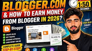 How to Make Money with Blogger in 2026 | Complete Beginner Guide