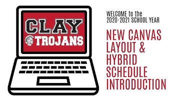 Welcome Back 2020-2021 | Canvas and Hybrid Schedule