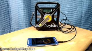 Review: ETON FRX3 Emergency Radio & Cell Phone Charger - Handcrank & Solar Powered!
