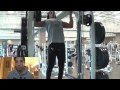 Training Footage: Back, Biceps, and Legs