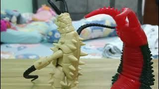 The fight of the kajiu and Ultraman z
