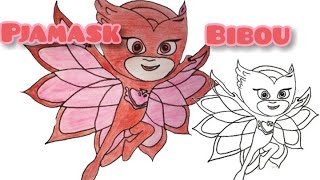 رسم و تلوين PJ masks Bibou