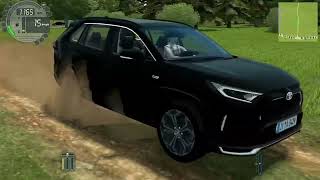 Toyota Rav4 2019 City Car Driving Driving On The Highway