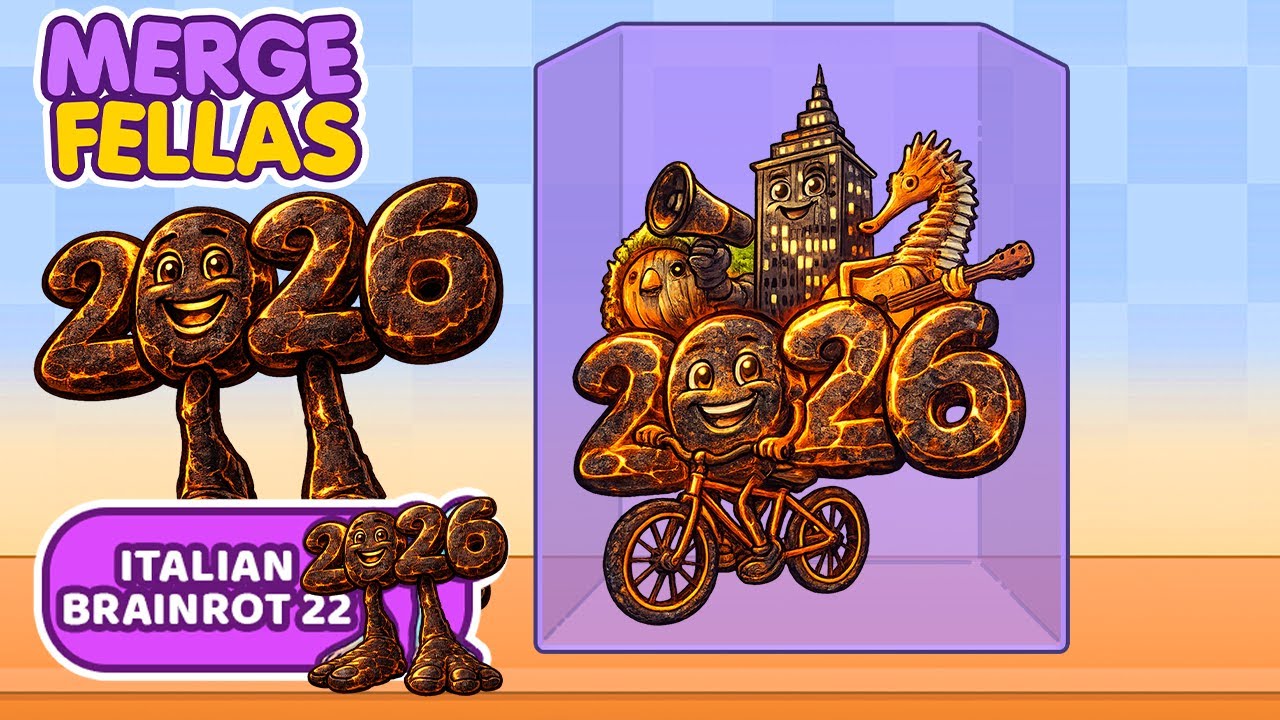 Merge Fellas Lava Mode Italian Brainrot 22