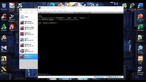 configurasi ssh server dan database server di debian 10 part 2