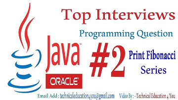 Fibonacci Series Without Recursion in Java in Hindi || फिबोनासी सीरीज
