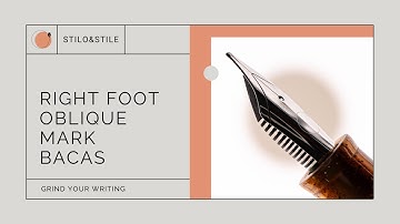 Nib Grinder (Mark Bacas) x Stilo&Stile Right Foot Oblique | Grind Your Writing