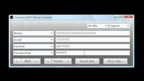 64 bits Binary to Decimal Converter