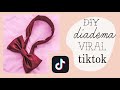 Diadema Con Moño Viral TikTok Diy  Facil