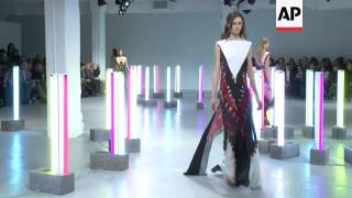 Rodarte design duo Kate and Laura Mulleavy  present their fall collection inspired by Santa Cruz, Ca