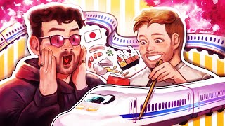 RIDING THE JAPANESE BULLET TRAIN w CDawgVA | Hasanabi Vlog