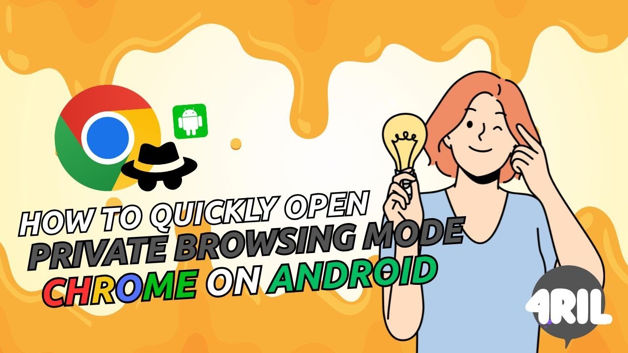 How to Quickly Open Private Browsing Mode in Chrome on Android - YouTube