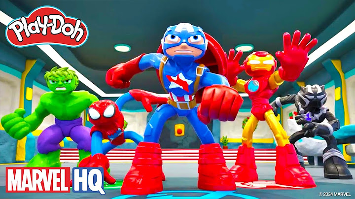 Die Feiertagsparty der Avengers wird abgebrochen! | Play-Doh Marvel: DOH-ified Aktion Ep 8