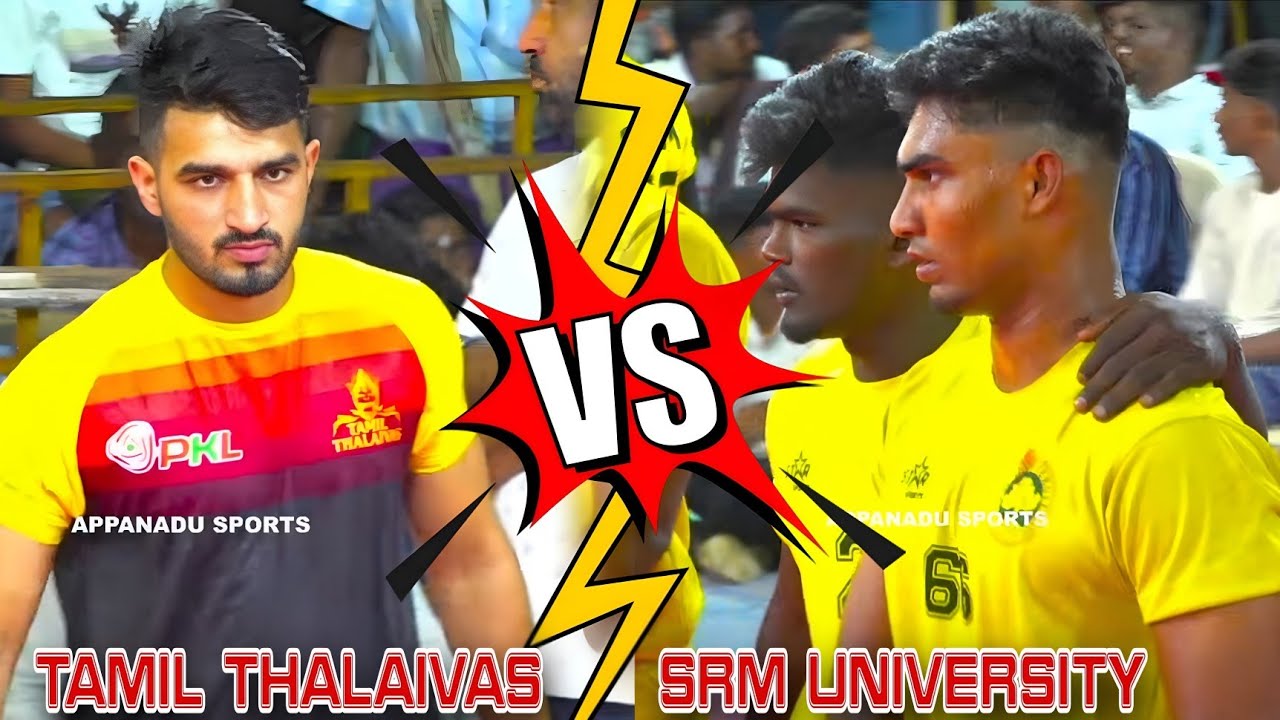 LG || TAMIL THALAIVAS VS SRM CHENNAI || KULADHUR KABADDI MATCH  2025