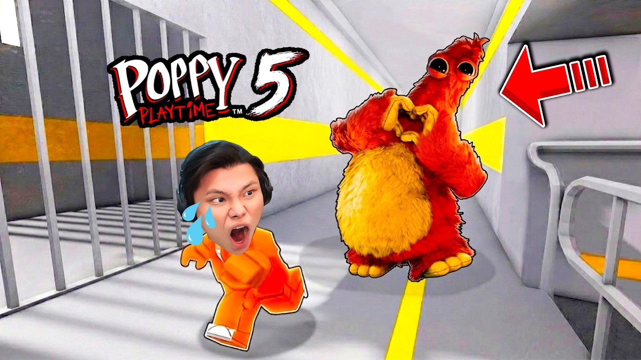 [ROBLOX] JayGray Trốn Thoát Khỏi Nhà Tù CHUM CHOMPKINS💔😳Thử Thách Vượt Ngục Poppy Playtime Chapter 5