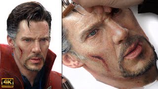 Real Time Drawing Doctor Strange(Benedict Cumberbatch) in Colored Pencil || Part 3