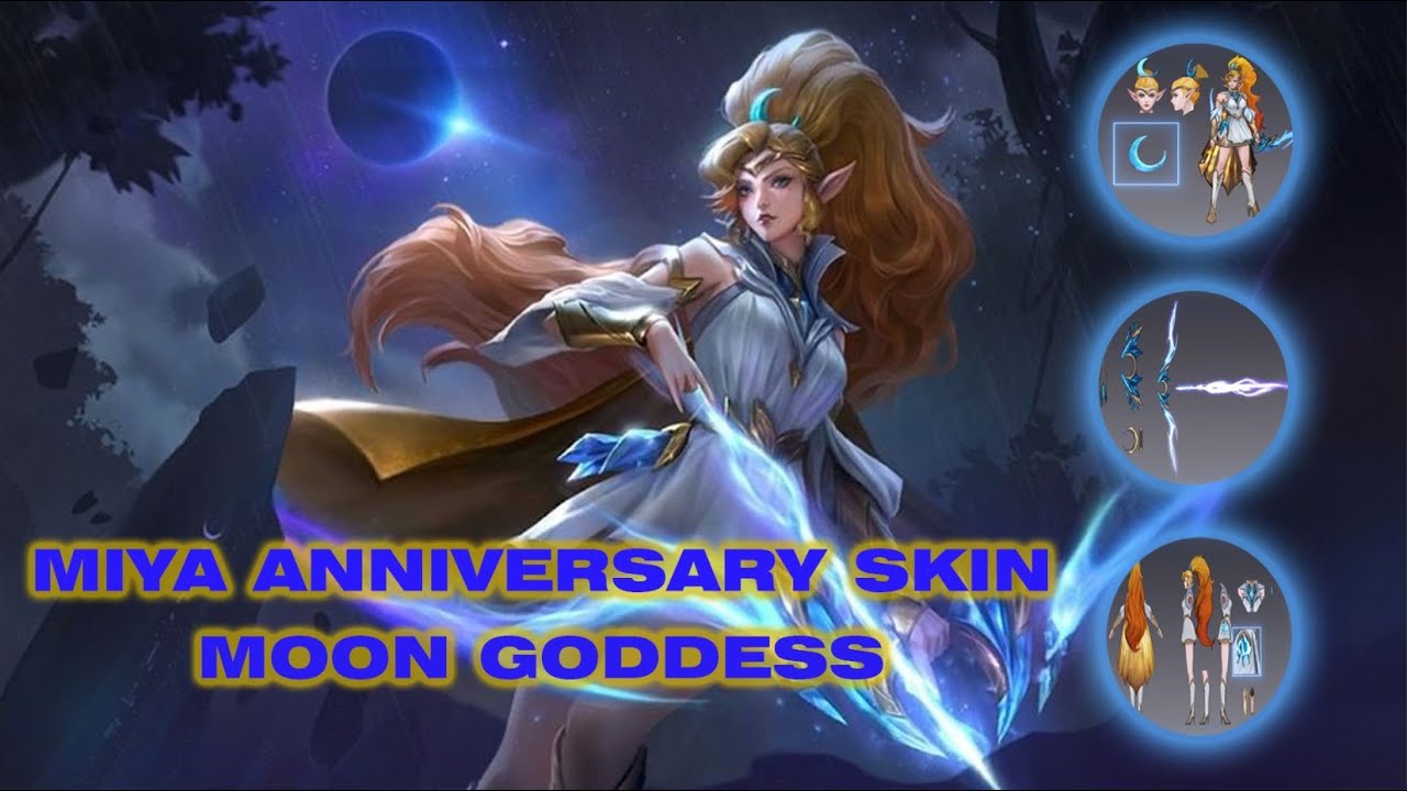 MIYA - ANNIVERSARY SKIN (MOON GODDESS) | AMORE ESPORTS