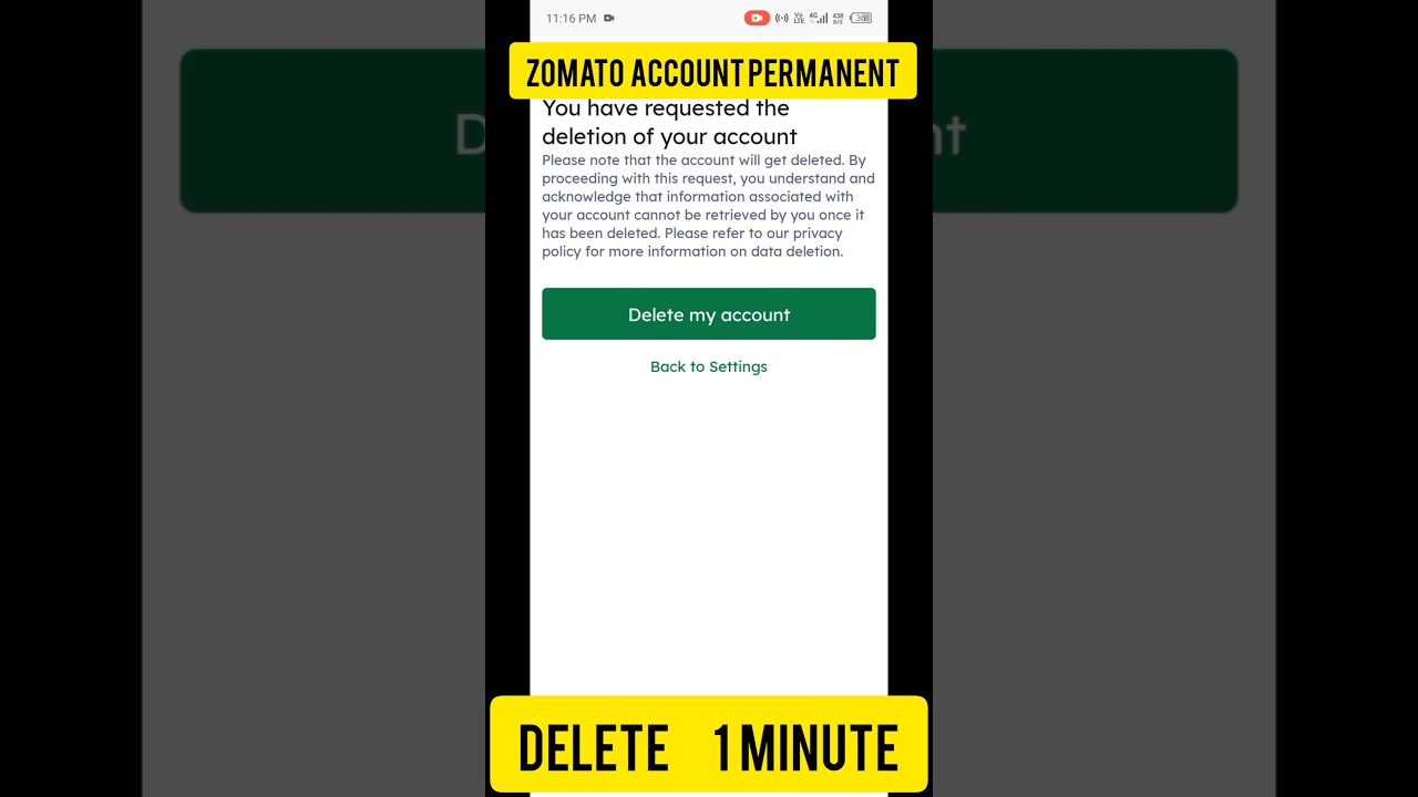 𝗭𝗼𝗺𝗮𝘁𝗼 Account permanently delete | How to delete Zomato id | Zomato id delete kaise karte hai