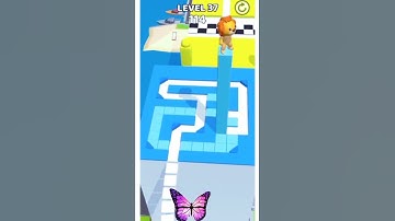 Scored 205 points with pink butterfly effect in level -37#shorts