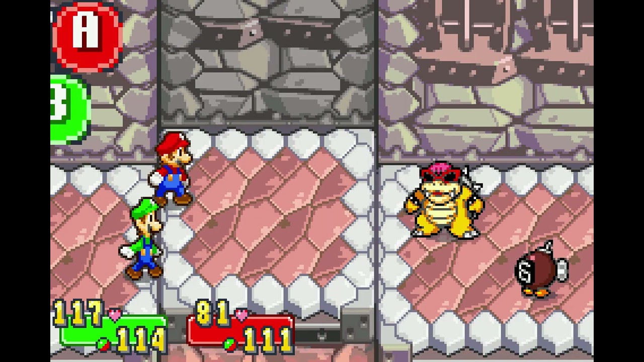 Mario & Luigi: Superstar Saga (GBA) - Bowser’s Castle - Roy Koopa