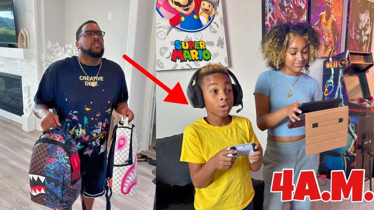 SIBLINGS STAYS UP LATE ON THE FIRST NIGHT OF SCHOOL, THEY REGRETS IT!!!!!!!