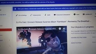Dispute Vs Umg Umgri Interscope Eminem Kamikaze Review Video Youtube Appeal Dj Protekt