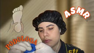 ASMR| Cuidando da sua unha encravada (Podologa maluca)