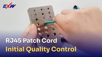 Initial Quality Control of RJ45 Ethernet Cable Assembly