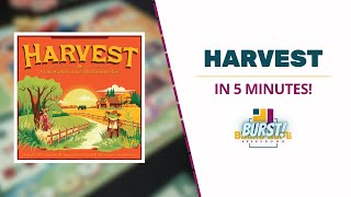 Board Game Breakdown BURST: Harvest in 5 Minutes! screenshot 2