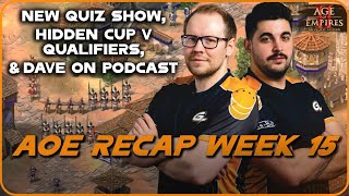 Who makes it to Hidden Cup? - AoE Recap Week 15