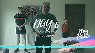 Home exercise program - day 6 (25 minute workout)