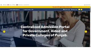 Punjab UG Admission 2026 | Step-by-Step Registration Tutorial