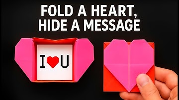 Origami Heart Box & Envelope 