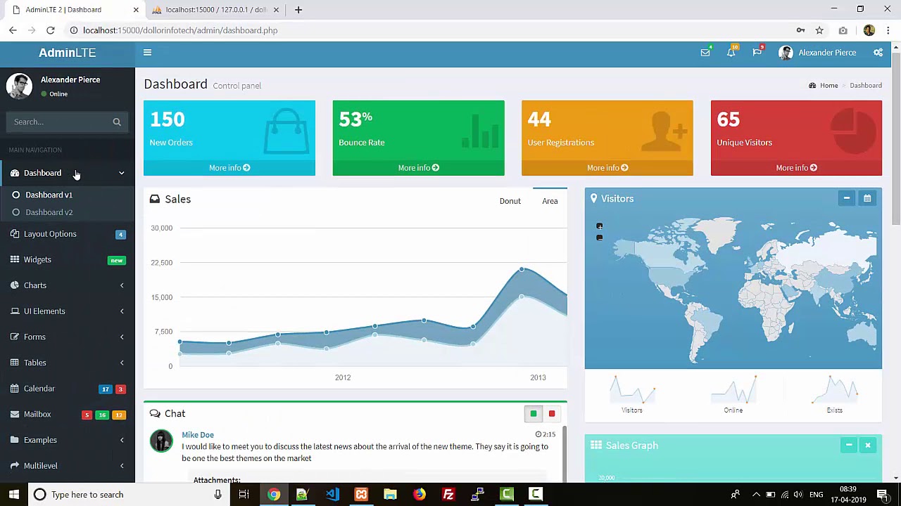 Part 2 - How to build dynamic website in php - YouTube