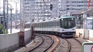 【GTO減速音＆界磁位相制御加速音】京阪電車 9000系9002編成 普通出町柳行き 2600系2634編成 準急淀屋橋行き 牧野駅