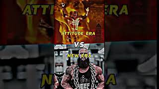 Attitude Era vs new era comparison #wwe #shorts