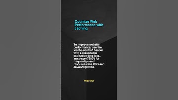 Optimize Web Performance With
