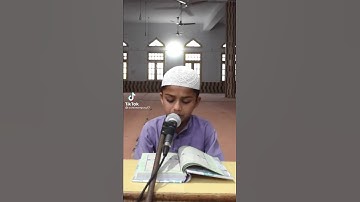 تلاوت بسیار زیبای سوره بروج توسط پسری خوش تیپ
