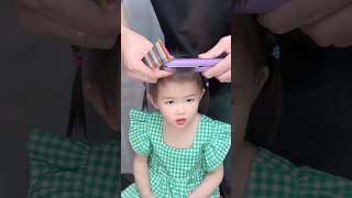 Cute little girl hairstyle✨ hairstyle gadget, beauty tips beautycare cutegirl hairstyle shorts