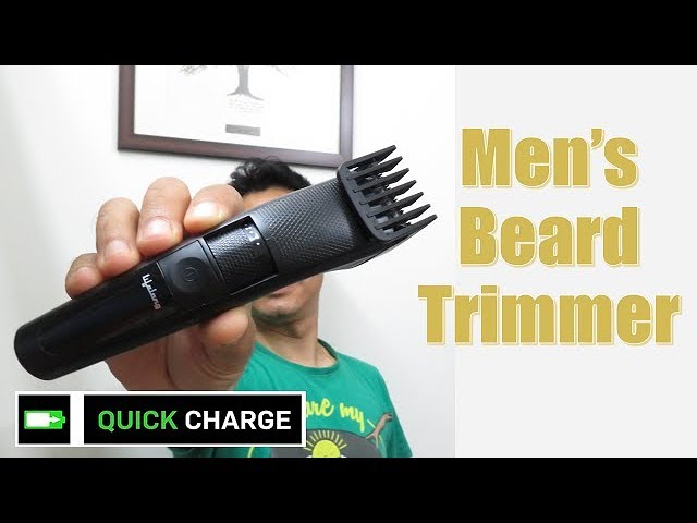 lifelong llpcm05 cordless beard trimmer