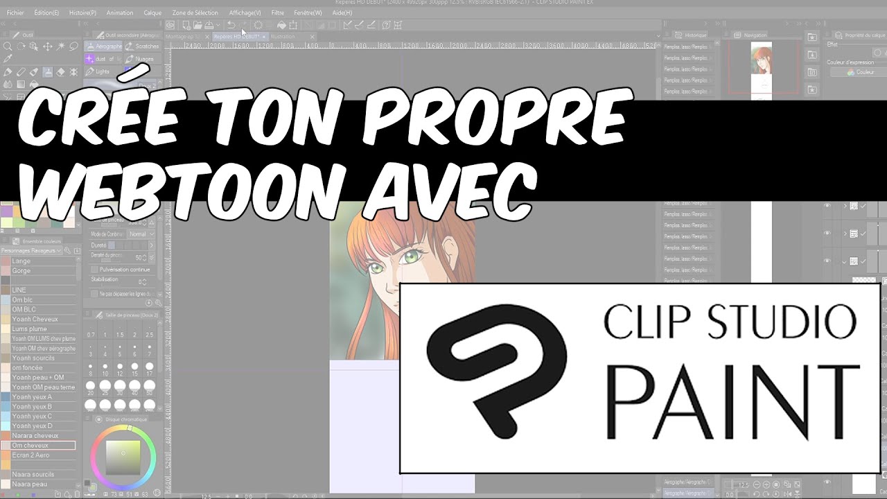 Crée ton propre webtoon avec Clip Studio Paint ! - YouTube
