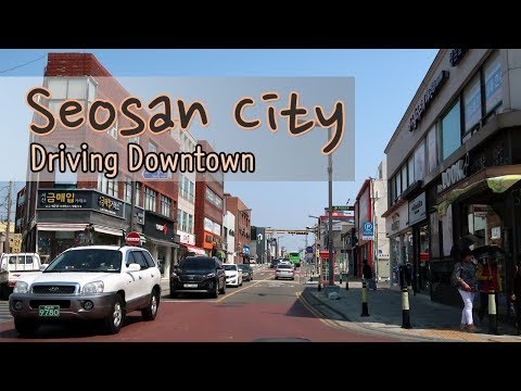 Driving in Korea - Seosan City (서산시) | Small city in South Chungcheong Province