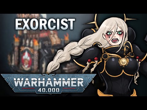 【WH40K MINI PAINTING】 finishing Exorcist assembly! (I hope I don't spill more glue) video thumb