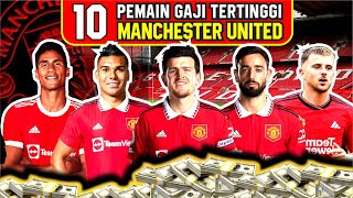 10 Pemain Manchester United Dengan Gaji Tertinggi #manchesterunited