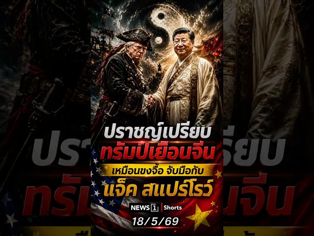 ปราชญ์เปรียบทรัมป์เยือนจีน เหมือนขงจื๊อจับมือกับแจ็ค สแปร์โรว์ (18/05/69)