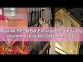 Review BESNEW Enlarged Guinea Pig Hammock with Platform and Stairs,Wooden Small Animal Hideout for G