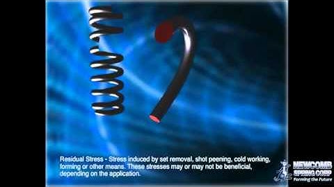 Spring Residual Stress - by Newcomb Spring Corp.