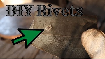 DIY Rivets / Rivets From Roofing Nails