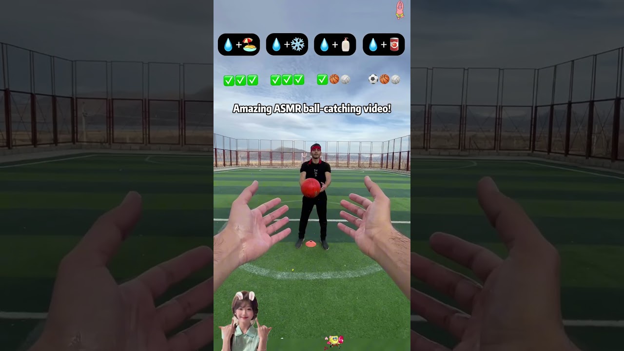 The ASMR ball-catching game was so exciting! 😍🏐 #shortvideo #popularvideo #challenge